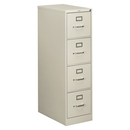 Hon 15" W 4 Drawer File Cabinet, Light Gray, Letter H514.P.Q